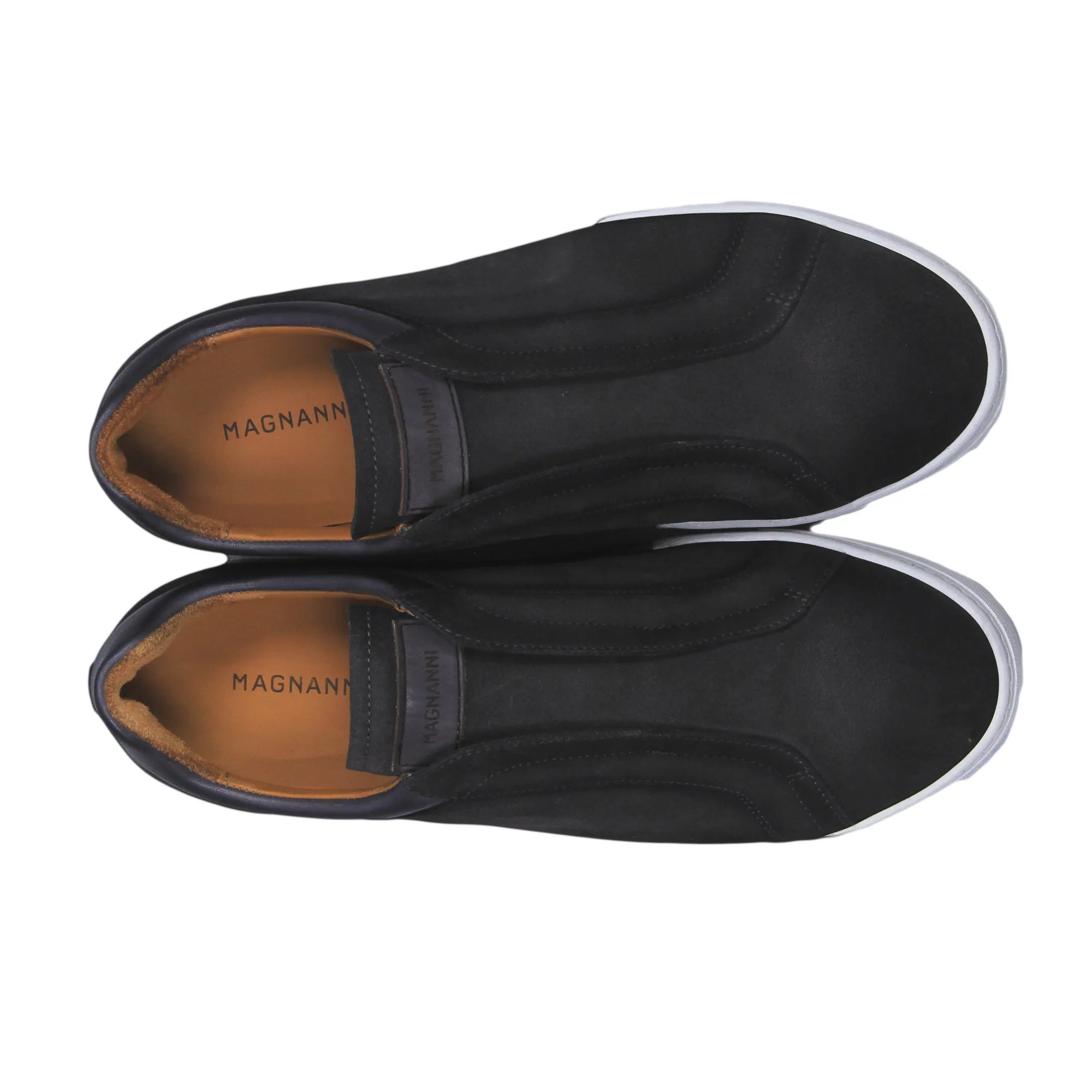 Gray Suede Gasol Slip-On Shoes - Magnanni