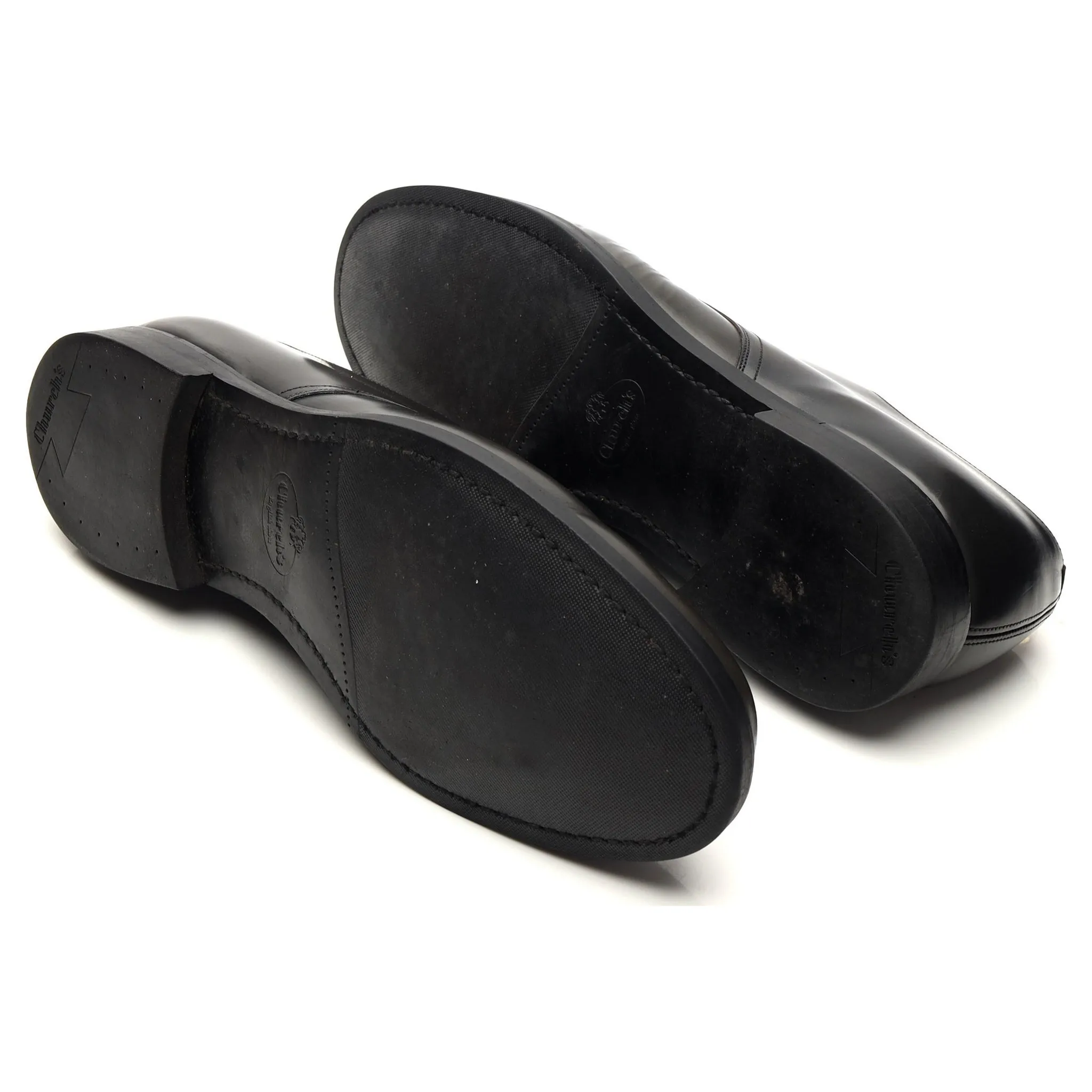 'Gresham' Dark Grey Leather Derby UK 9.5 F