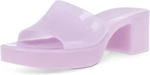 Harlin Strap Slide-On Heeled Rounded On-demand shipping Sandal Members-only Open Madden Lilac Toe Single Steve