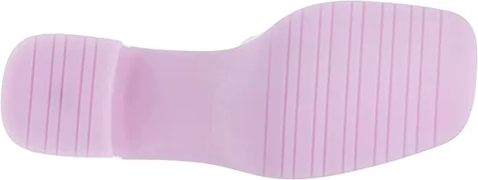 Harlin Strap Slide-On Heeled Rounded On-demand shipping Sandal Members-only Open Madden Lilac Toe Single Steve
