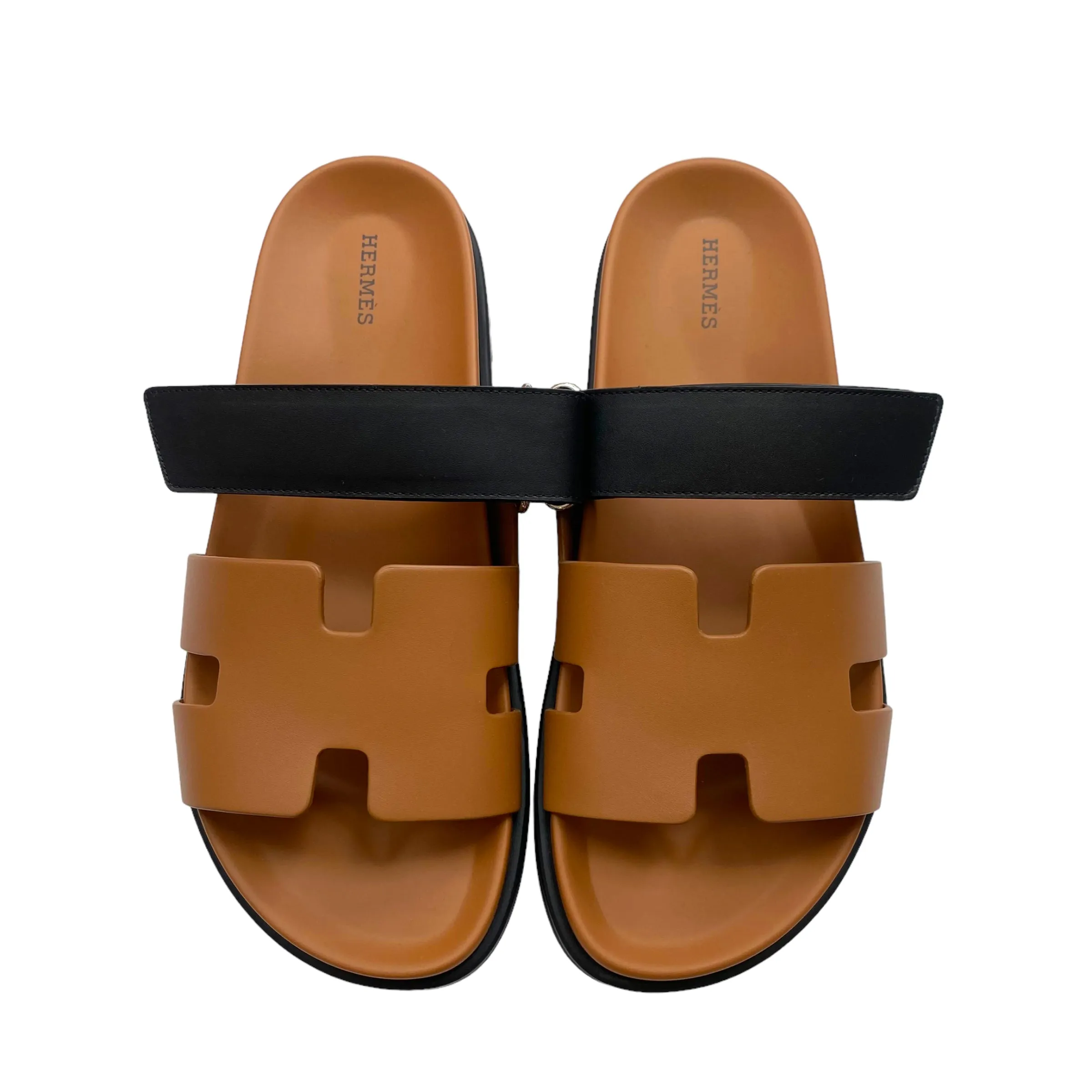 Hermes Chypre Sandal Naturel / Noir