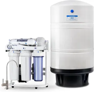 iSpring RCS5T T20M, 500 GPD Light Commercial Reverse Osmosis Water Filter System with 20 Gallon Pre-Pressurized Tank