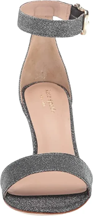 kate spade new york Women's SUSANE Heeled Sandal, Smoke, 10.5 M US