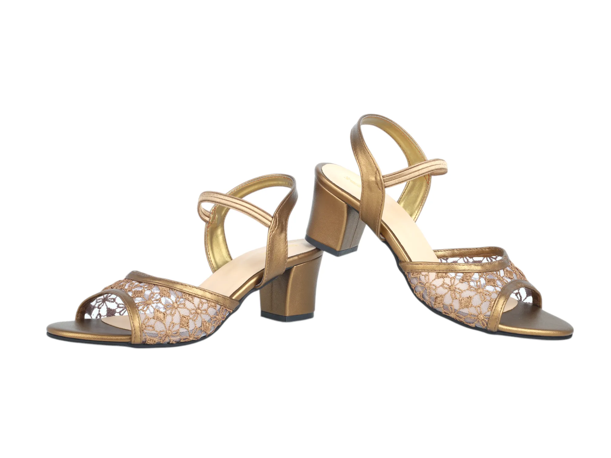 LADIES FANCY HEEL SANDAL 990992