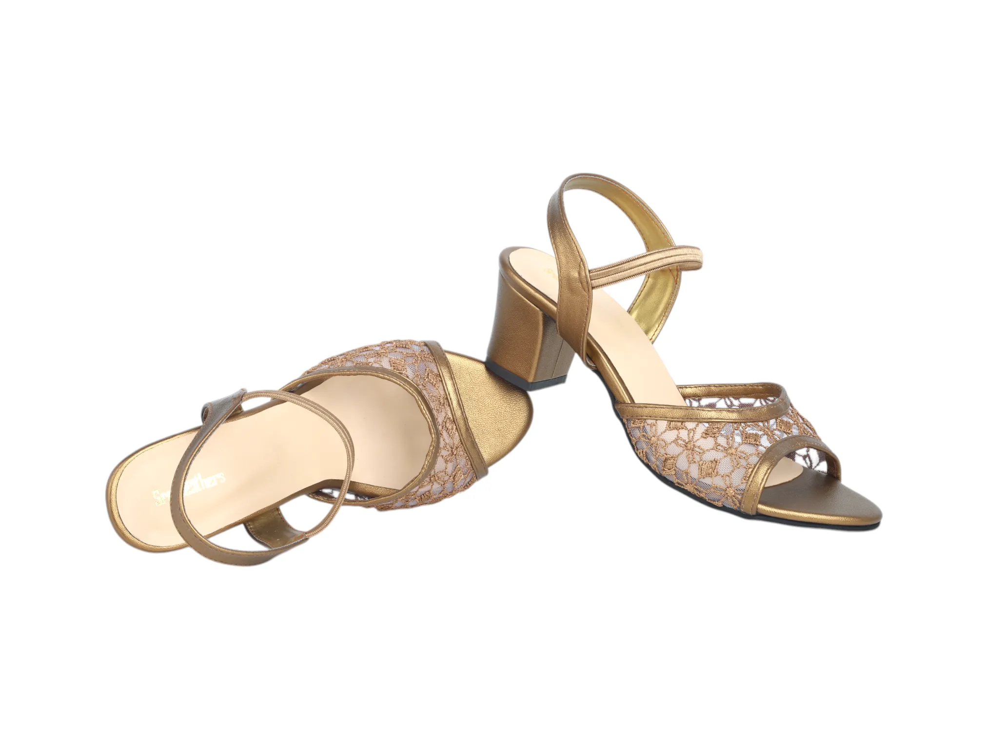 LADIES FANCY HEEL SANDAL 990992