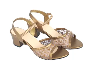 LADIES FANCY HEEL SANDAL 990992