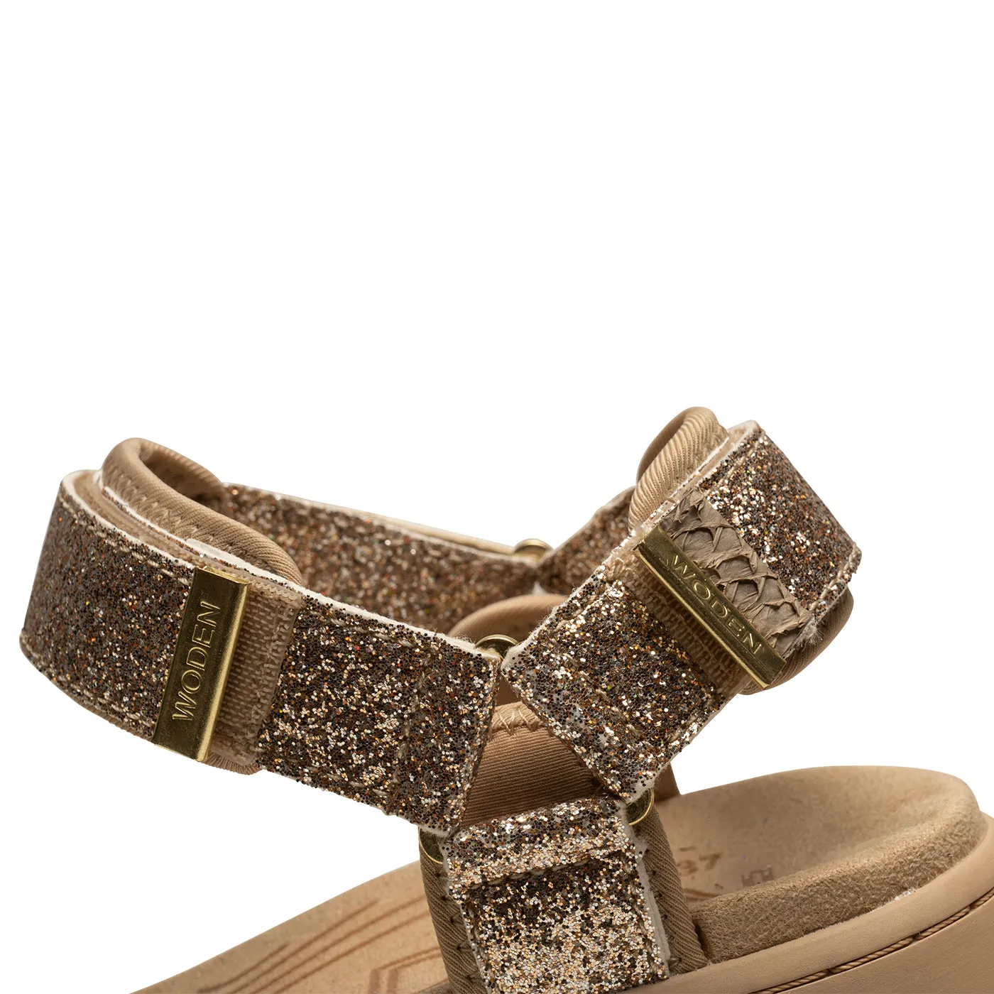 Line Glitter - Coffee Cream