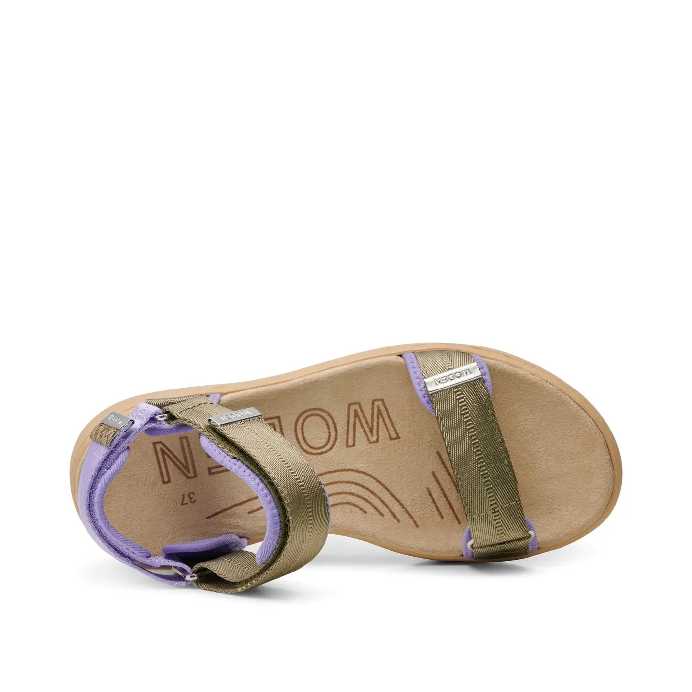 Line Sandal (Orchid   Dark Olive)