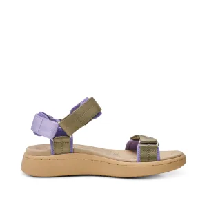 Line Sandal (Orchid   Dark Olive)