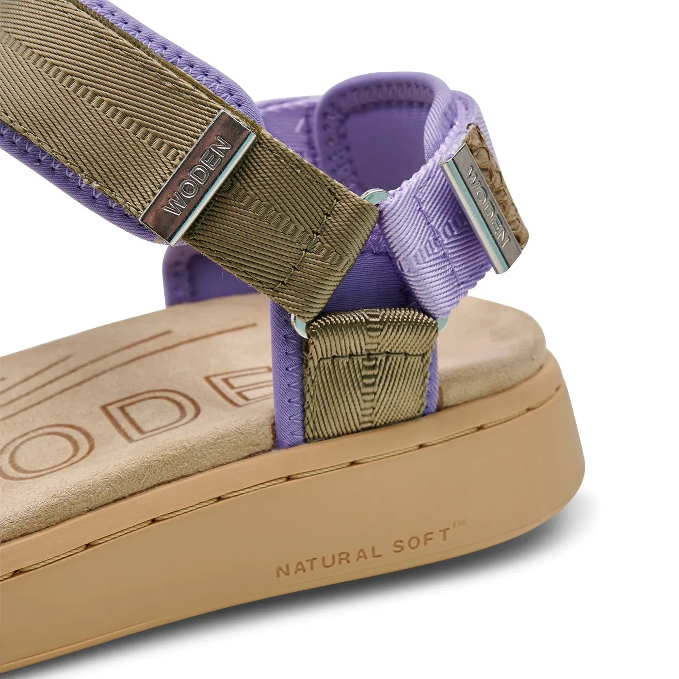 Line Sandal (Orchid   Dark Olive)