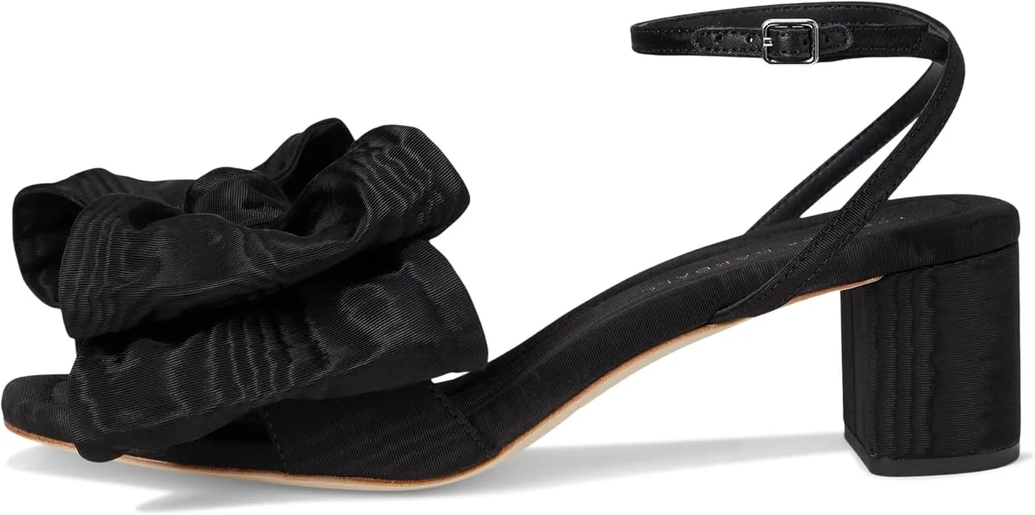 Loeffler Randall Women's Carmen Mid Heel Bow Sandals Pump