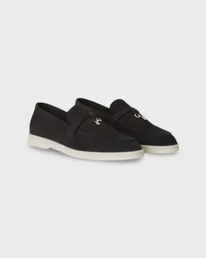 Loro Piana Summer Charms Walk Loafer Caviar