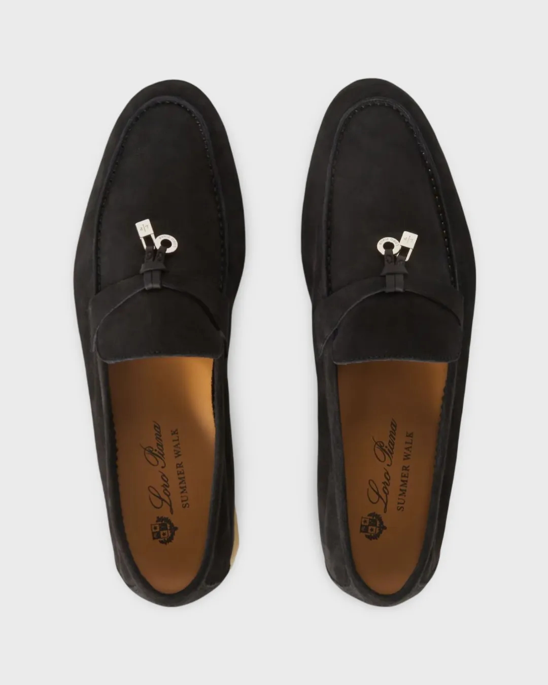 Loro Piana Summer Charms Walk Loafer Caviar