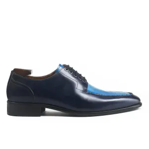 Luxury Two Tone Square Toe Derby Shoes