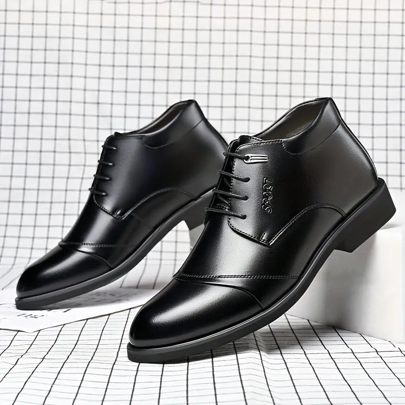 Mens Faux Fur Lined Derby Boots  Formal  Casual