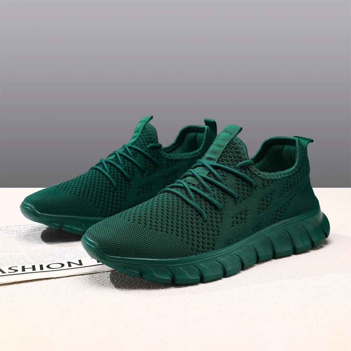 Men's Road Running Shoes Walking Tennis Sports Slip On Sneaker Workout Gym Comfortable Fashion Shoes for Men