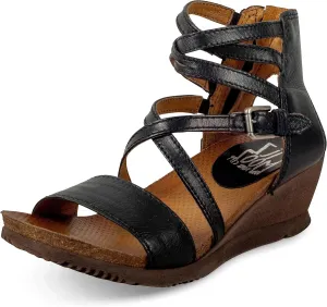 Miz Mooz Women's Shay Wedge Sandal