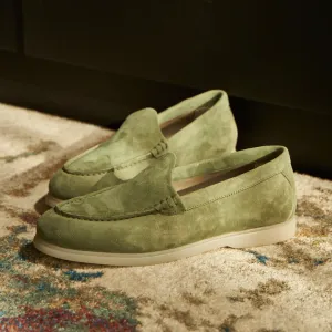 Nagra Loafer | Olive Suede
