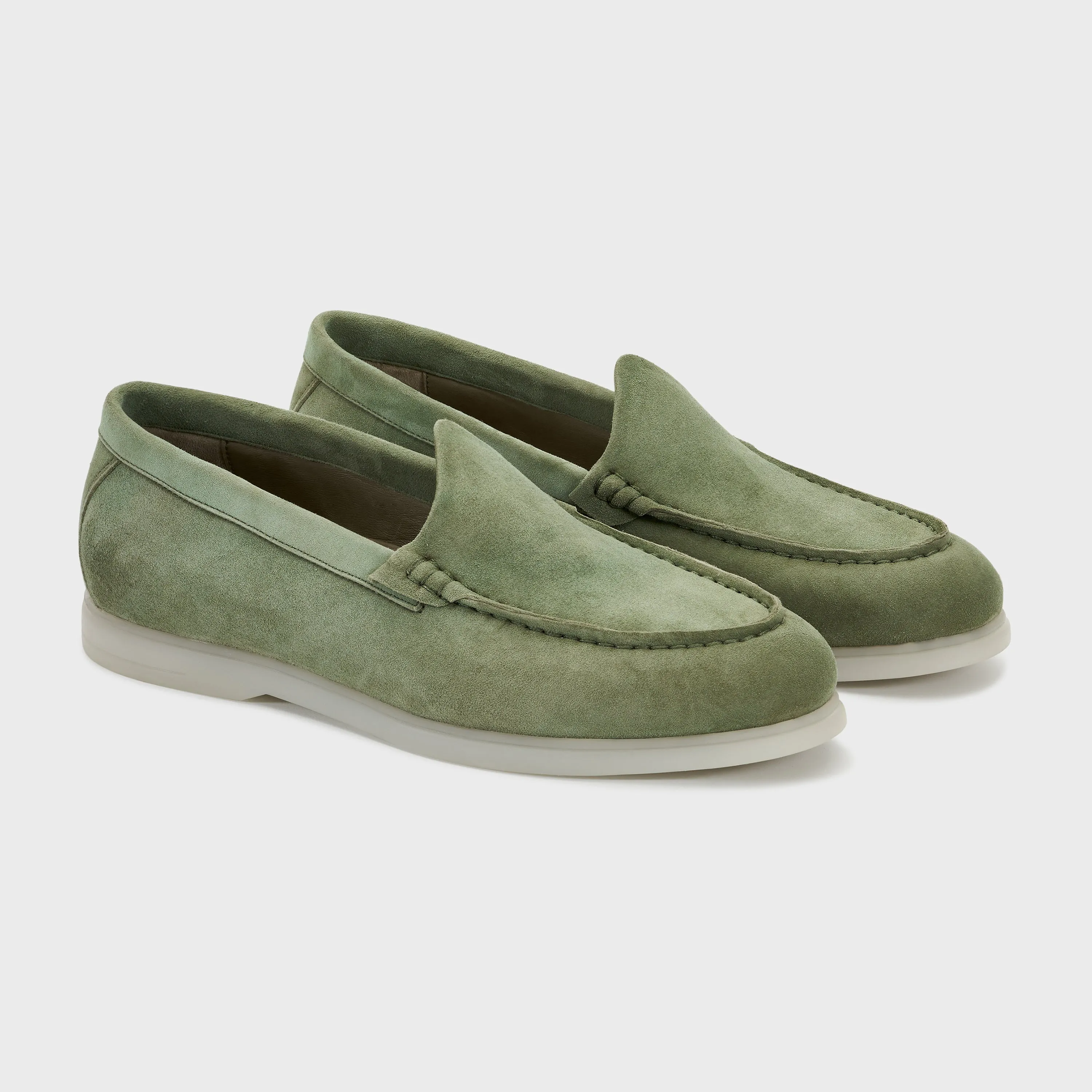 Nagra Loafer | Olive Suede