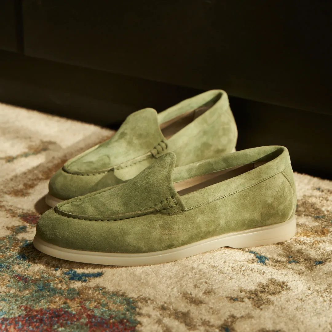 Nagra Loafer | Olive Suede