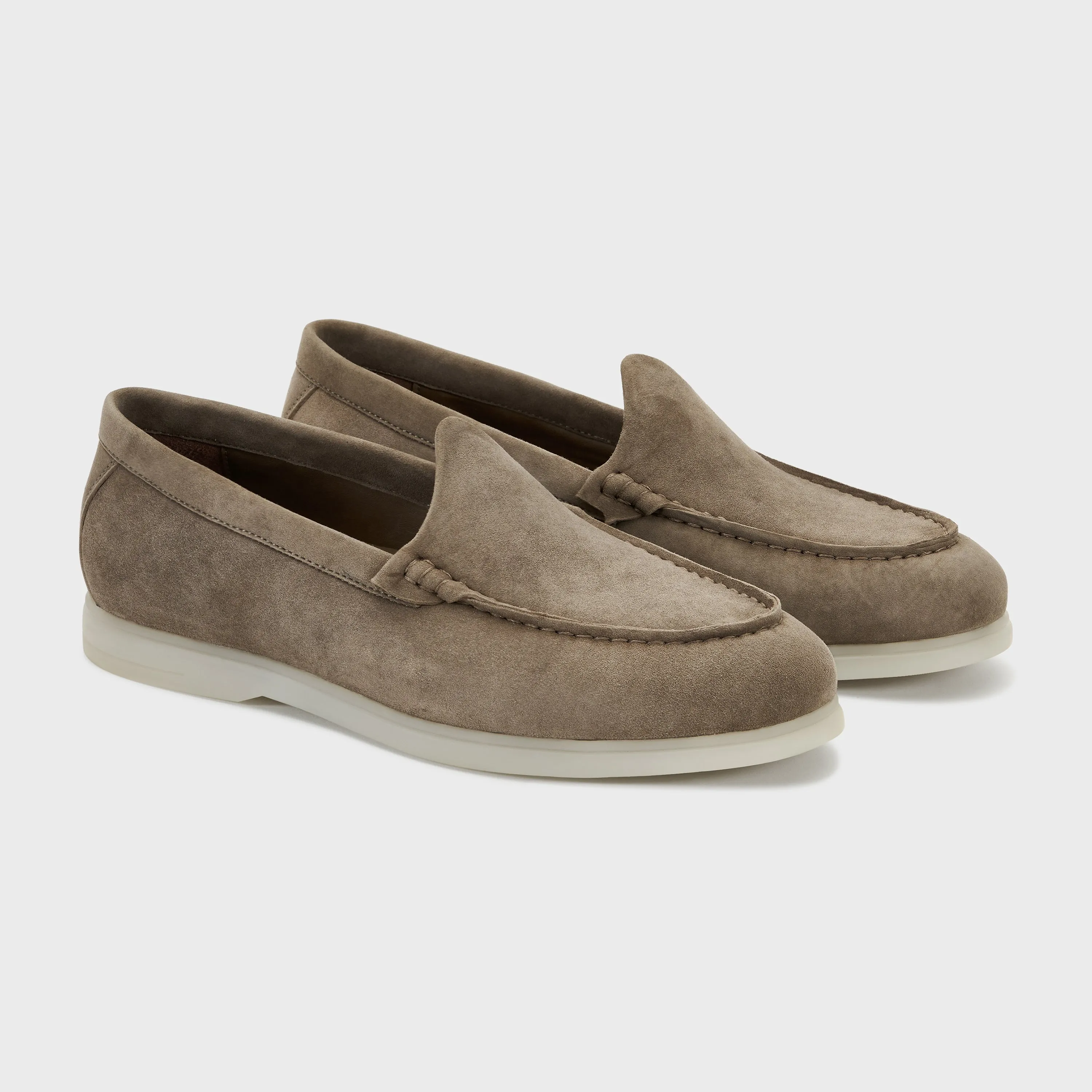 Nagra Loafer | Taupe Suede