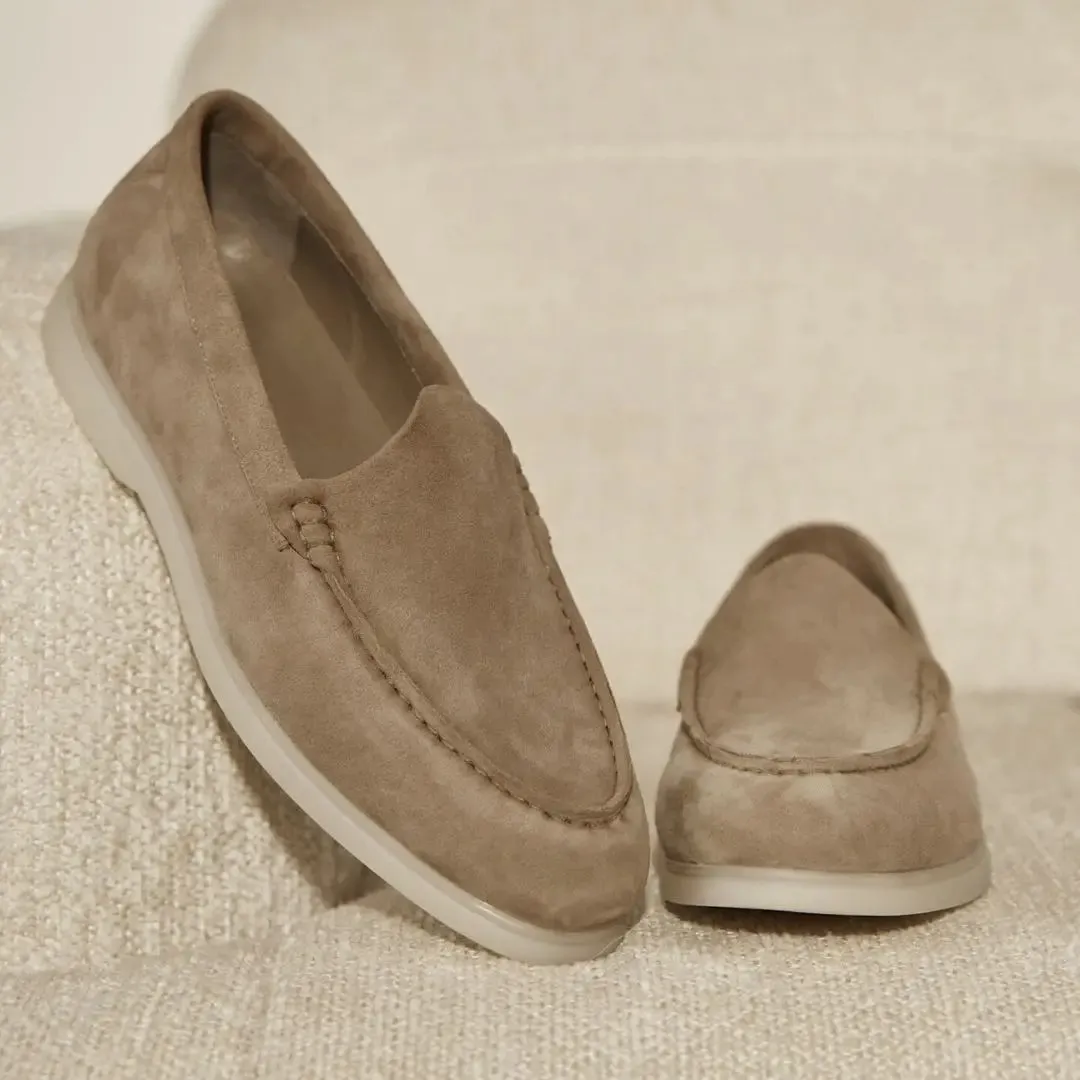 Nagra Loafer | Taupe Suede