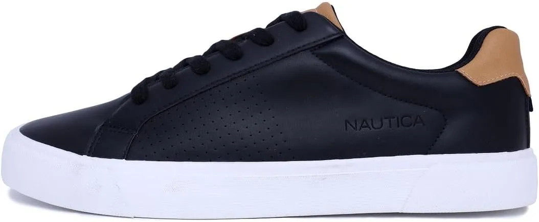 Nautica Men's Classic Lace-Up Low Top Fashion Sneaker Loafer - Stylish and Comfortable Casual Shoe