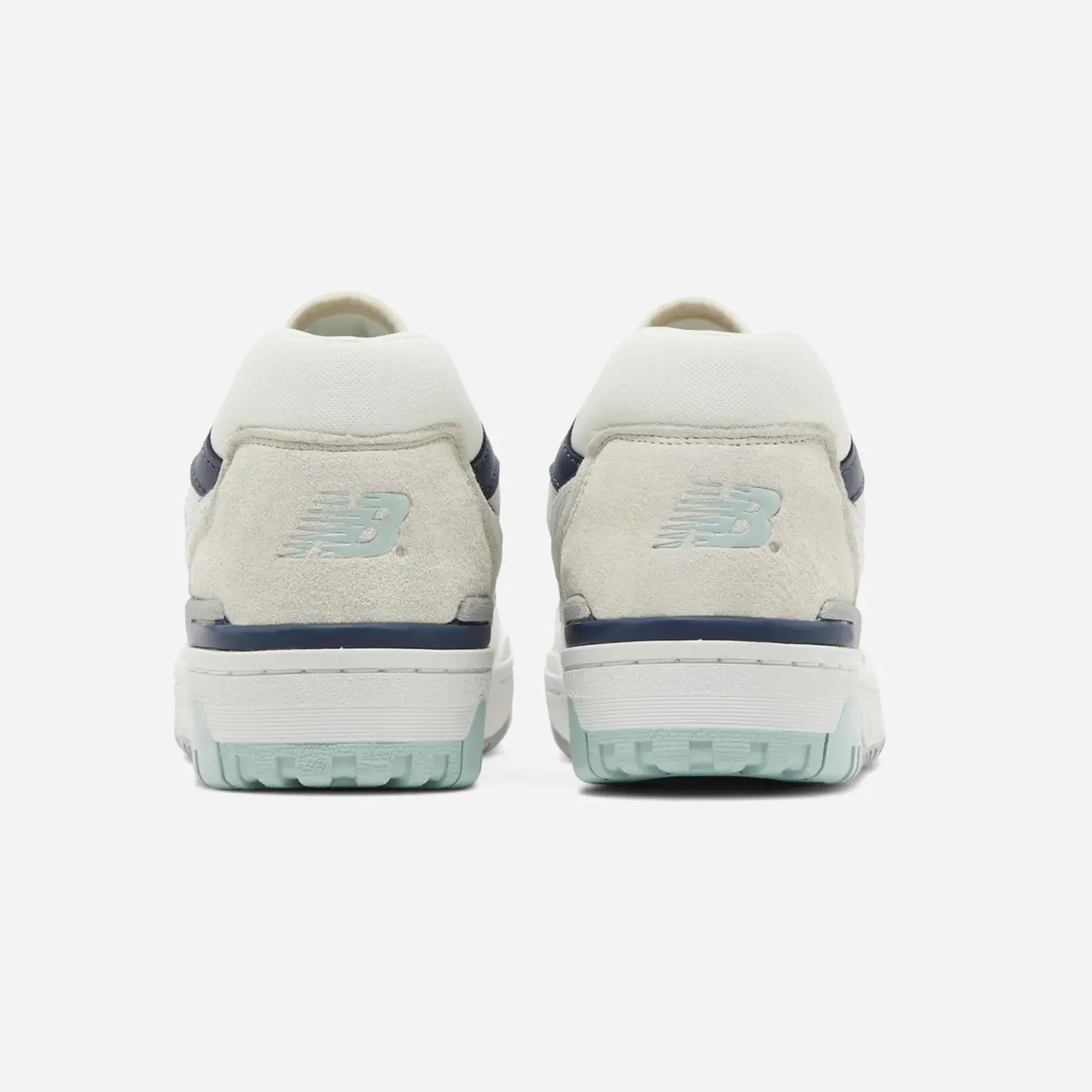 New Balance 550 White Winter Fog Navy