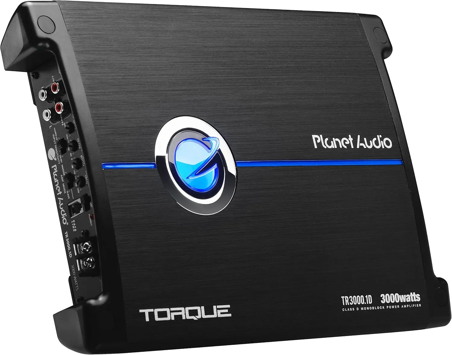 Planet Audio TR3000.1D Class D Monoblock Car Amplifier - 3000 High Output, 1 Ohm, Low Level Inputs, Low Pass Crossover, Hook Up to Subwoofer for Bass