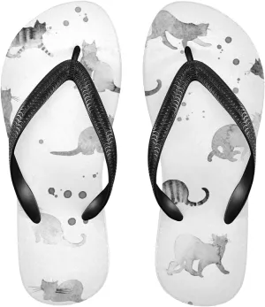 Poeticcity Flip Sandal Men Women Flip Flops for Hotel Spa Home Slippers Bedroom Travel S-XXL