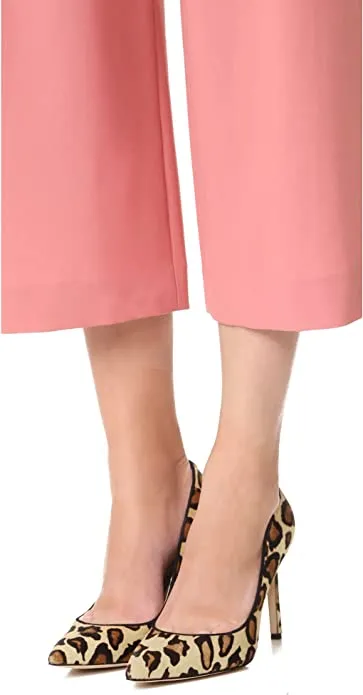 Pointy Hazel Slip New Leopard On Nude All-inclusive Pump Timeless Leather Edelman Heel Sam Stiletto Toe