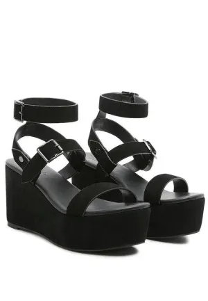 Portia Leather Wedge Sandal-Rag & Co