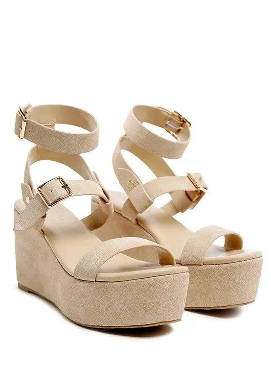 Portia Leather Wedge Sandal-Rag & Co