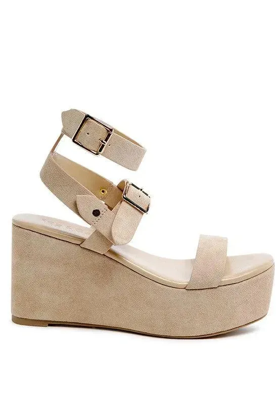 Portia Leather Wedge Sandal-Rag & Co
