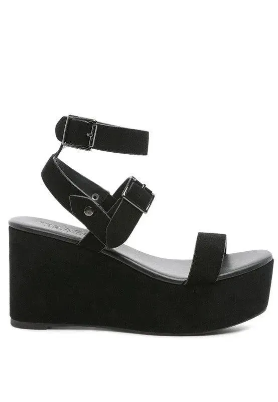 Portia Leather Wedge Sandal-Rag & Co