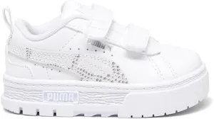 Puma Toddler Girls Mayze Snake Slip On Sneakers Shoes Casual - White - Size 10 M, 39292001