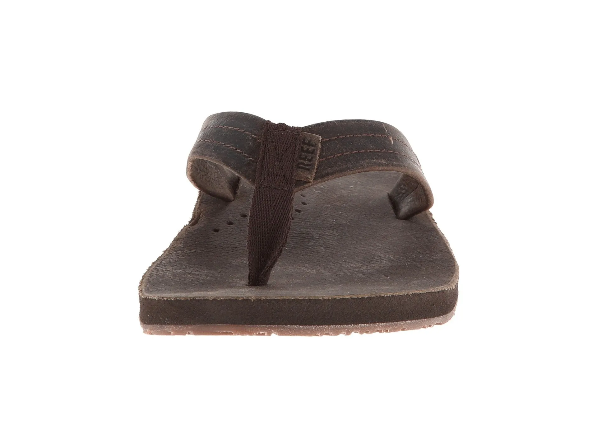 Reef Mens Leather Sandals Draftsmen Bottle Opener Flip Flops