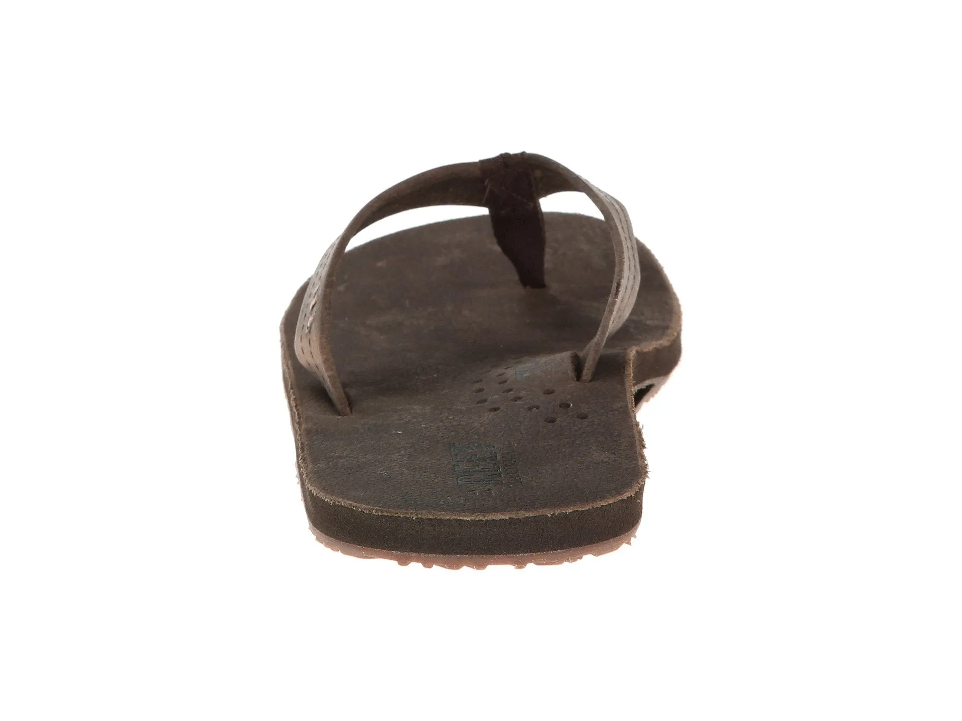 Reef Mens Leather Sandals Draftsmen Bottle Opener Flip Flops