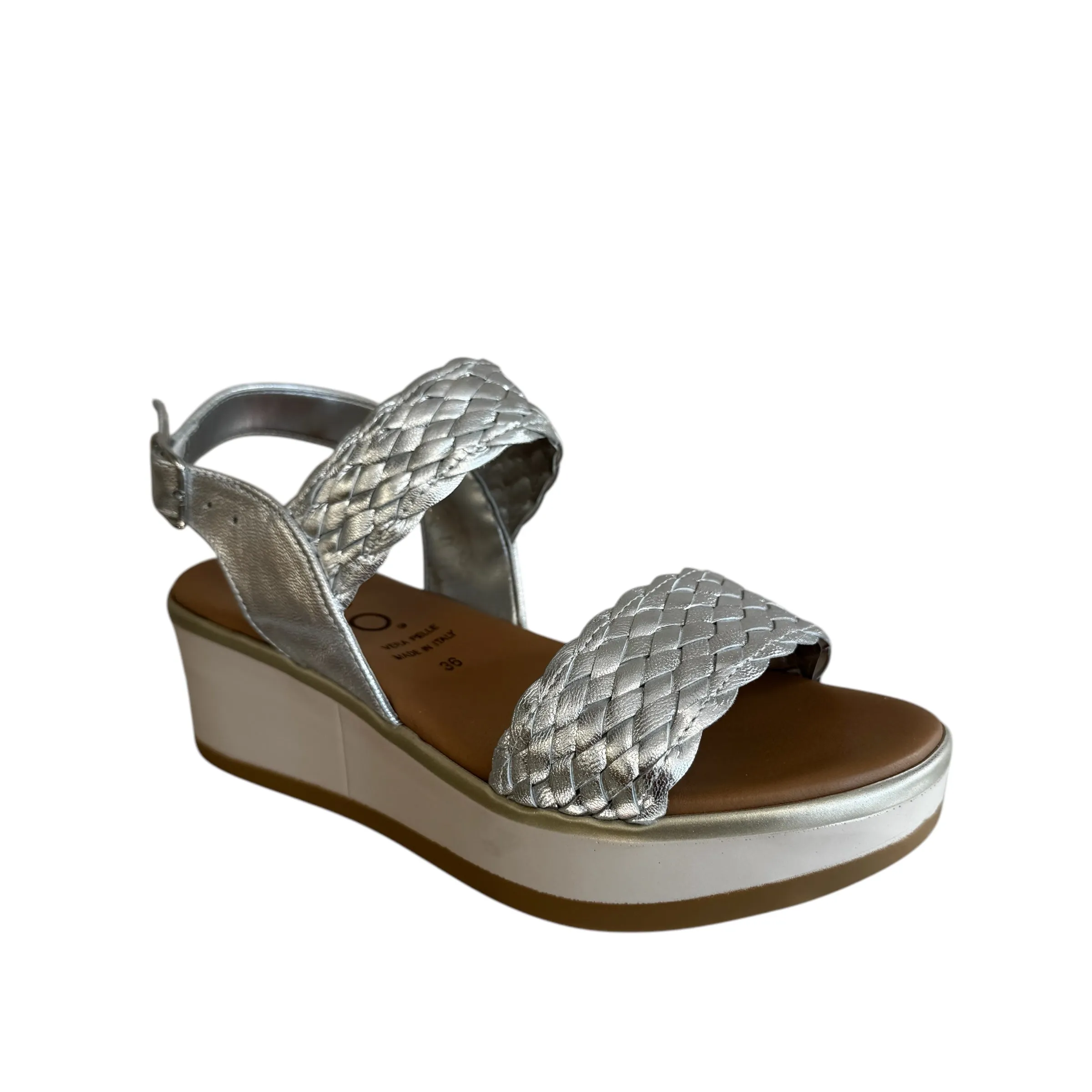 Repo Silver Flatform Sandal