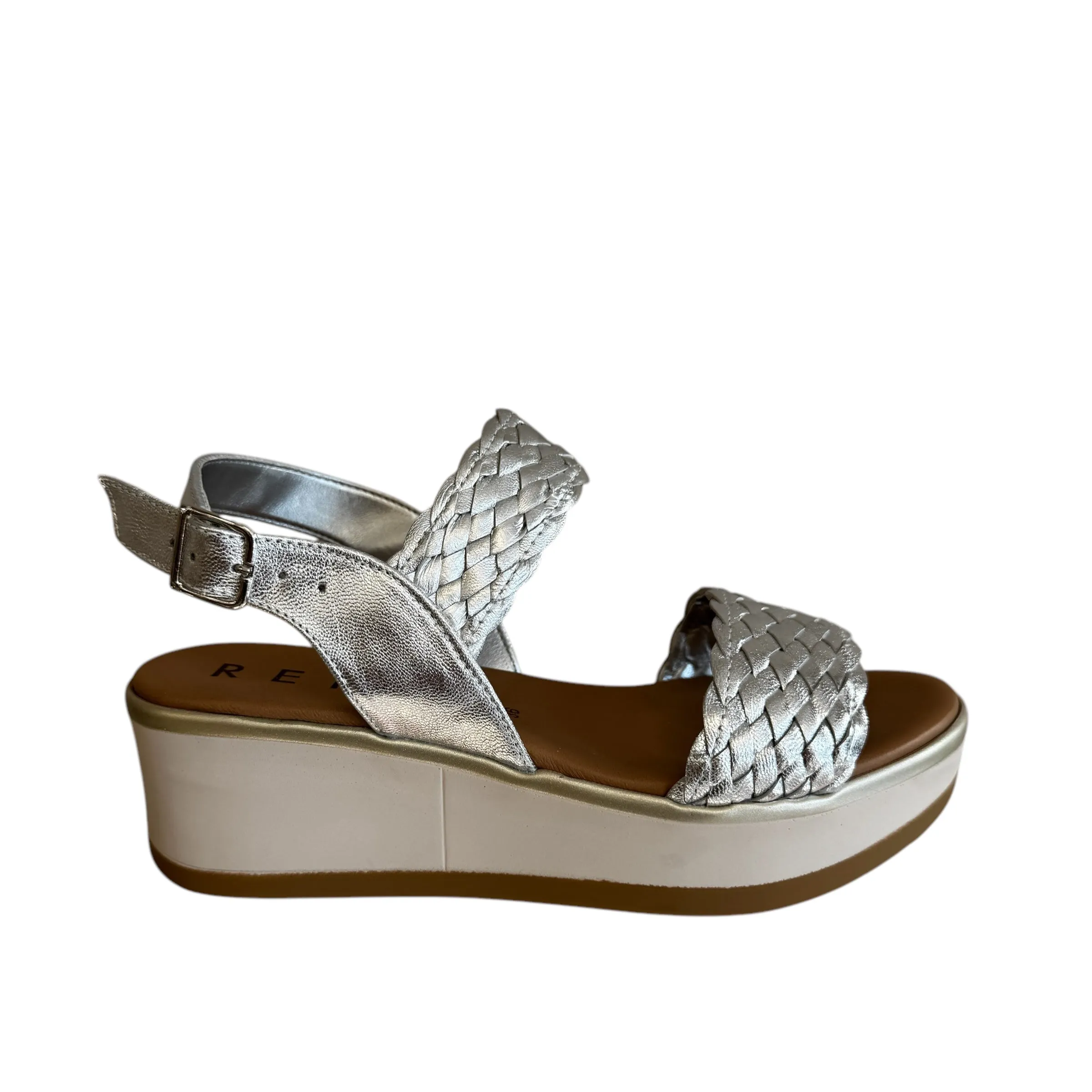 Repo Silver Flatform Sandal