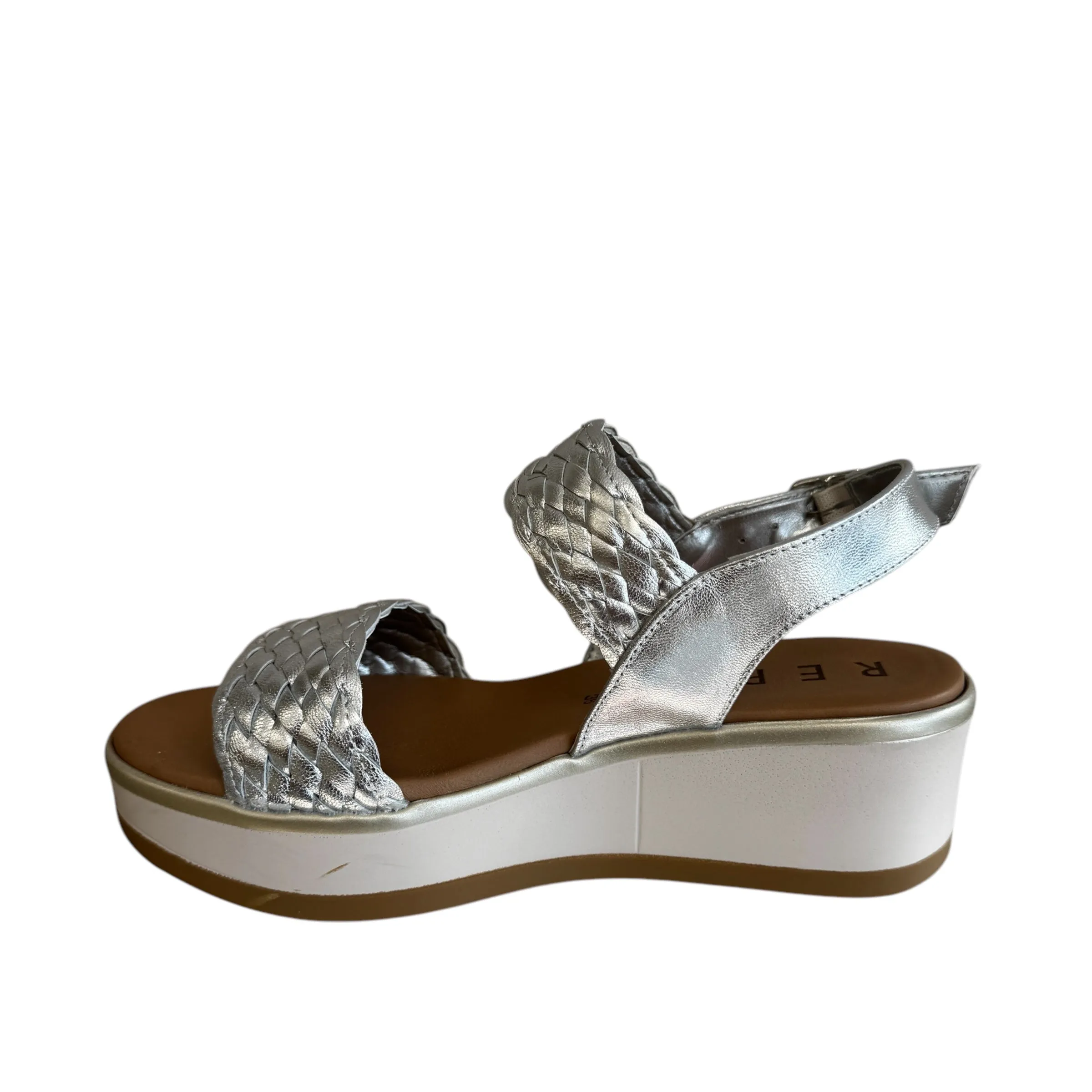 Repo Silver Flatform Sandal