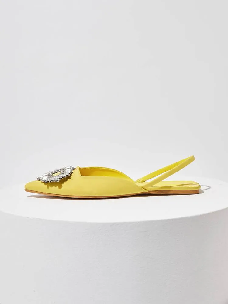 Rhinestone Wedding Pointed Toe Sandals
