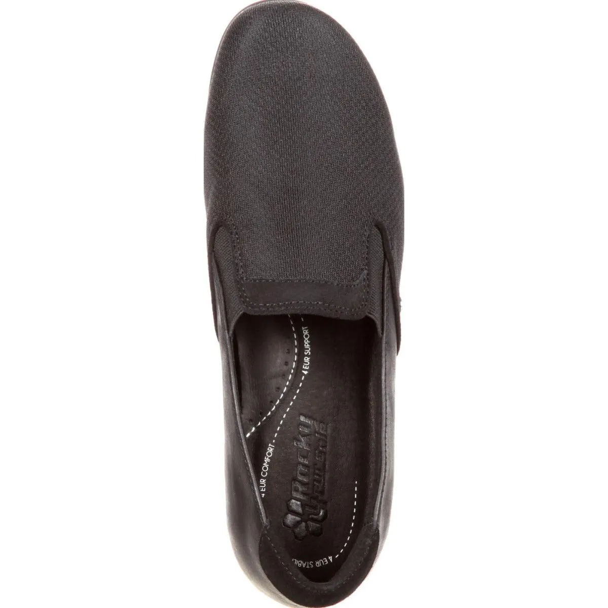 Rockybrands 4EurSole Black Waltz Womens Flat Sport Loafer RKH207