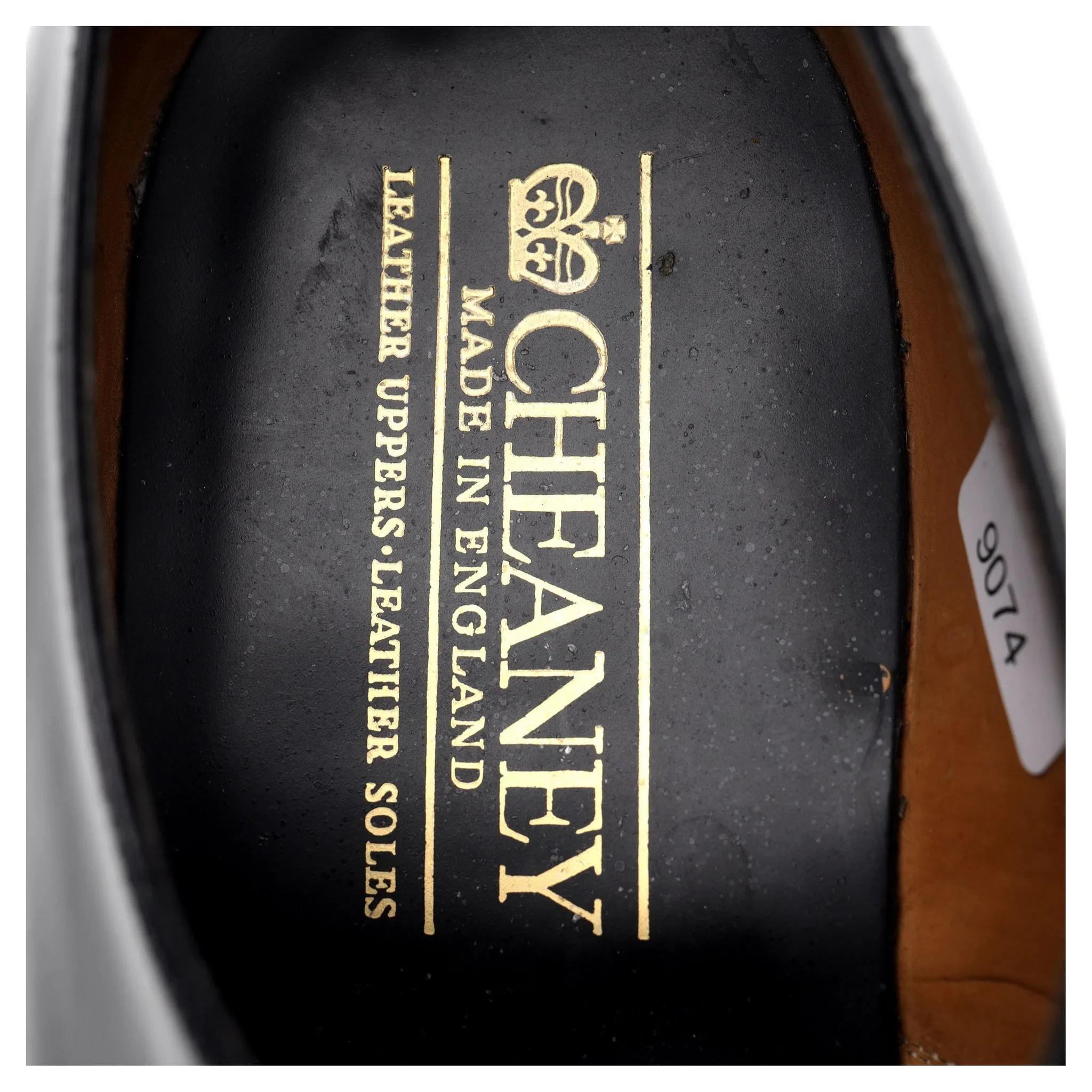 'S0005' Black Leather Derby UK 7 G