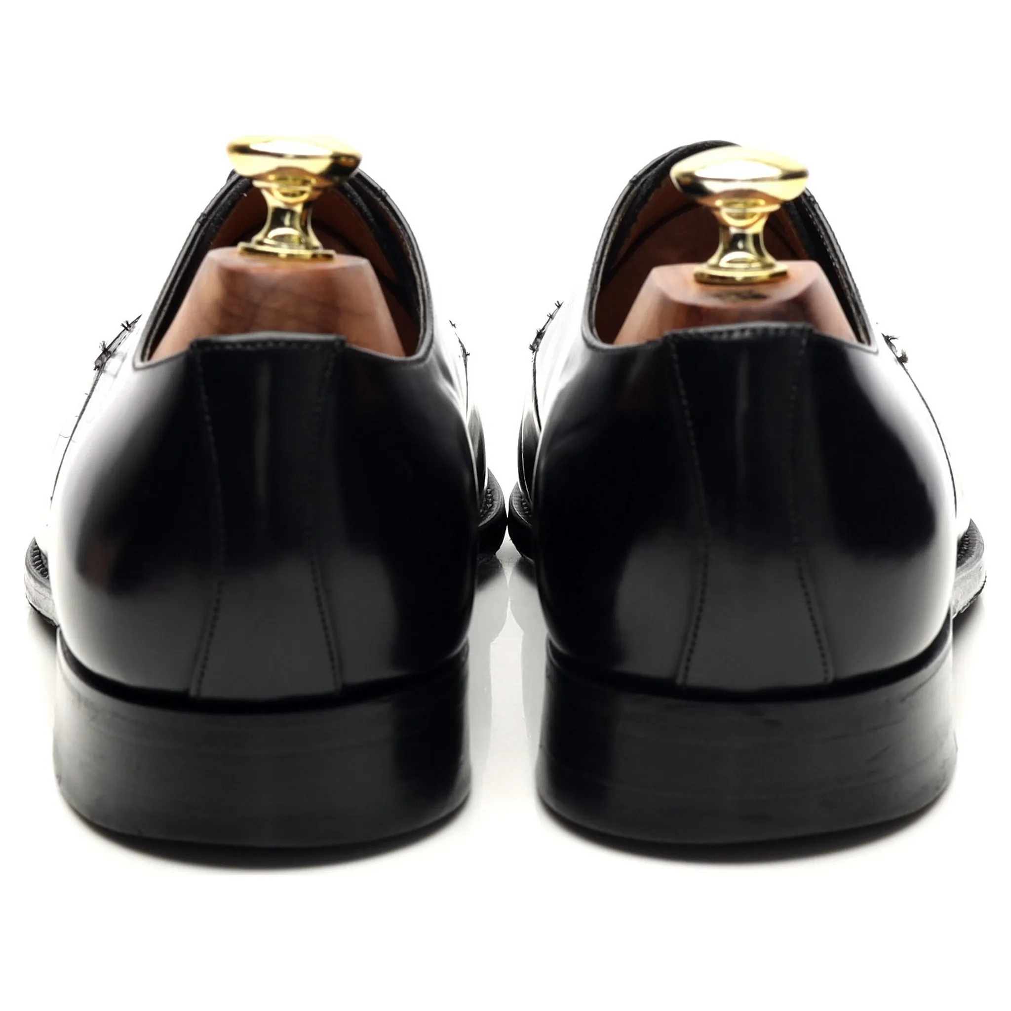'S0005' Black Leather Derby UK 7 G