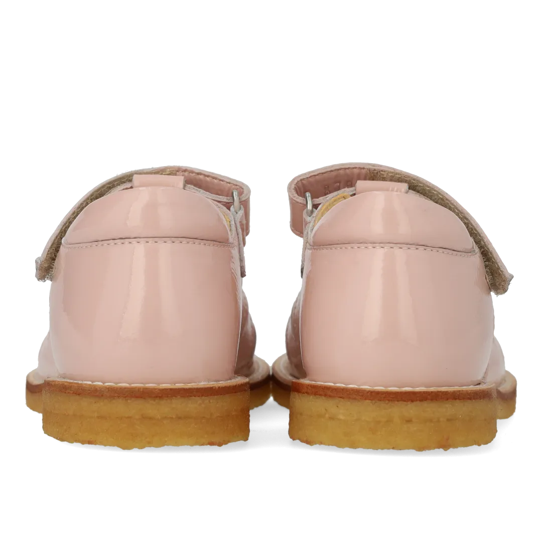 Sandal with drop detail in sparkling glitter