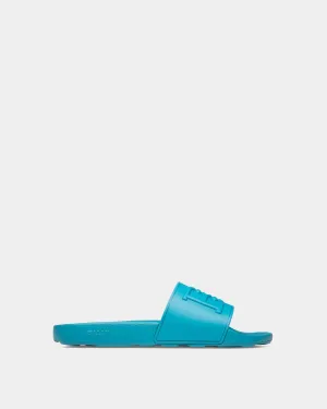 Scotty Rubber Sandals In Blue