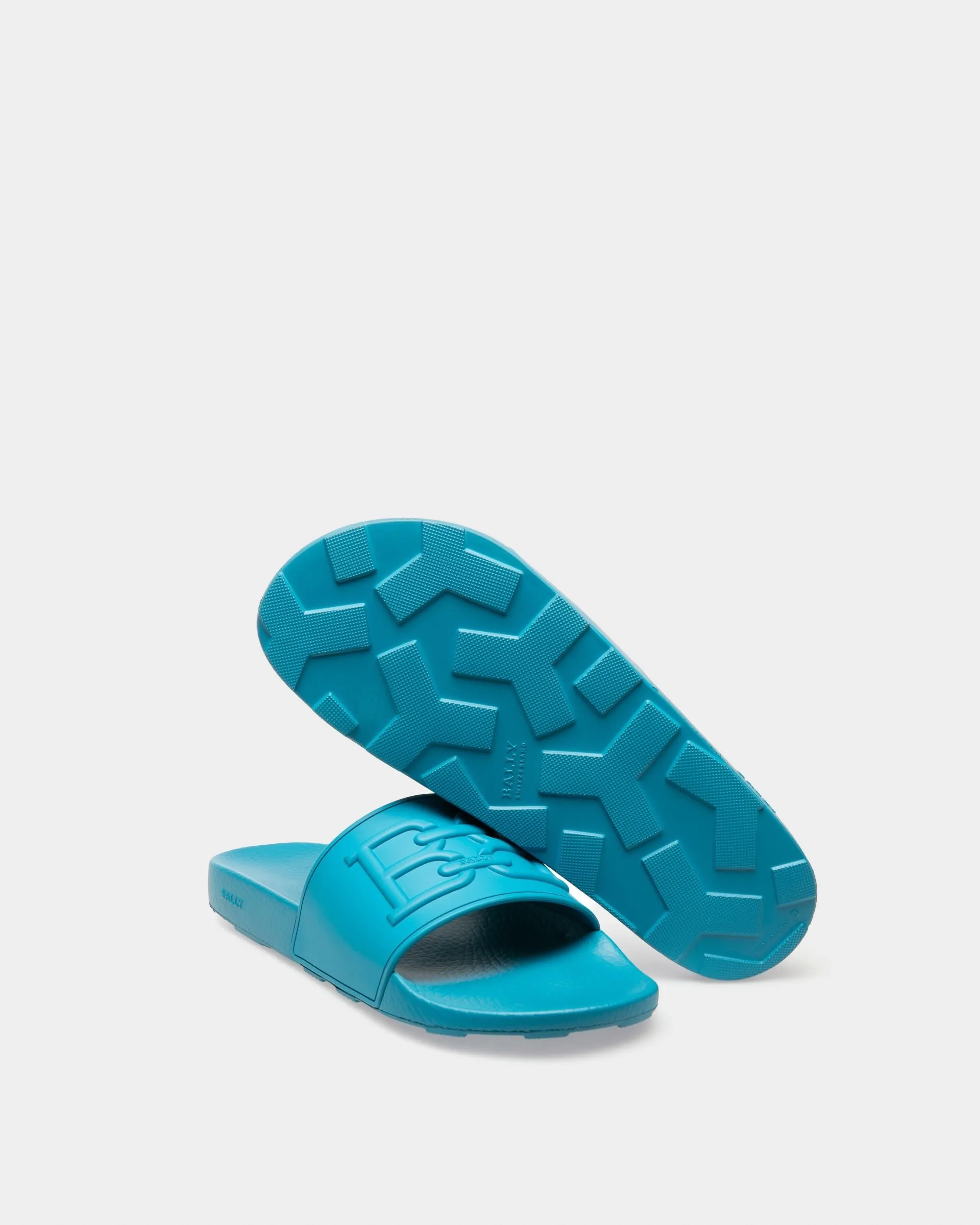 Scotty Rubber Sandals In Blue
