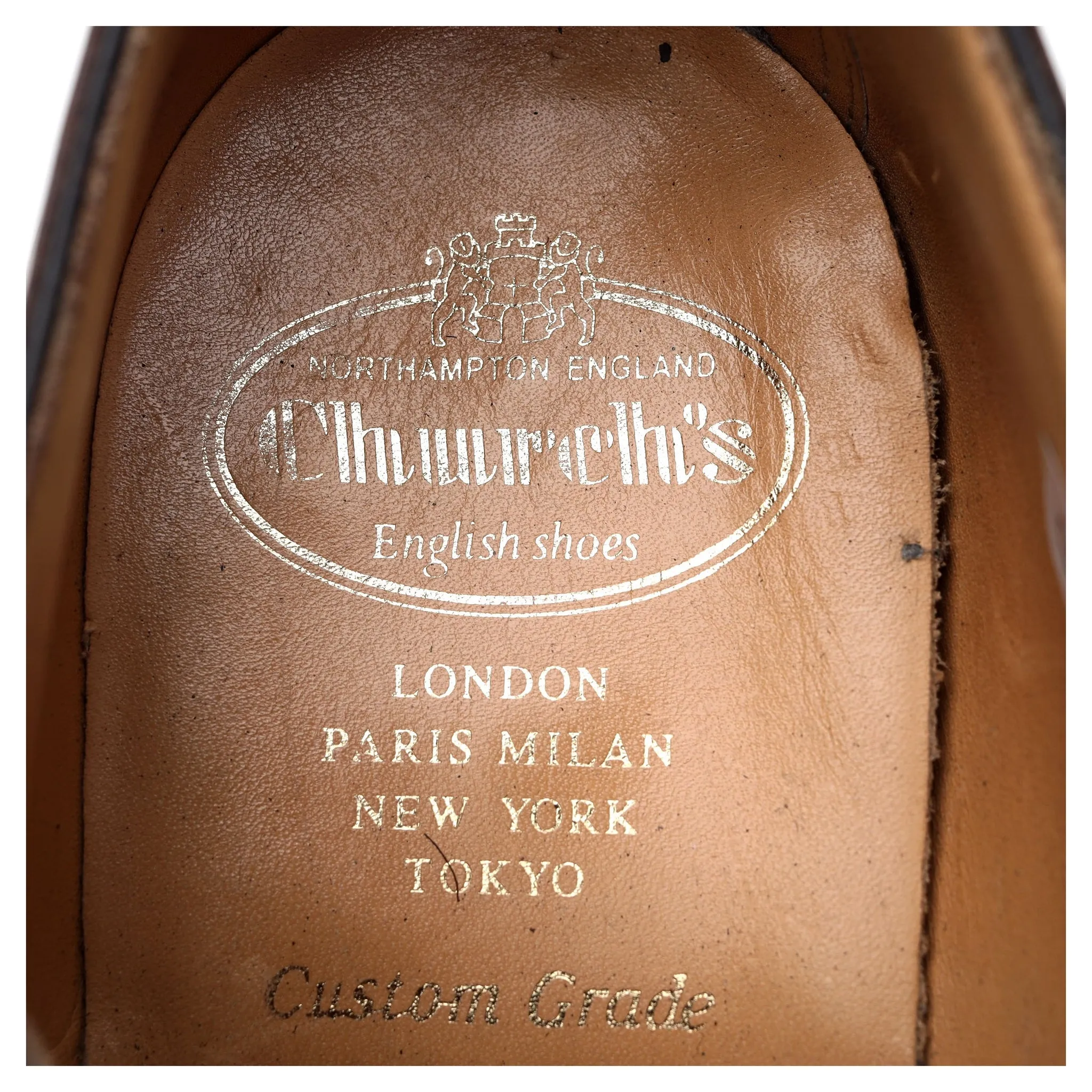 'Shannon' Dark Brown Leather Derby UK 8 G