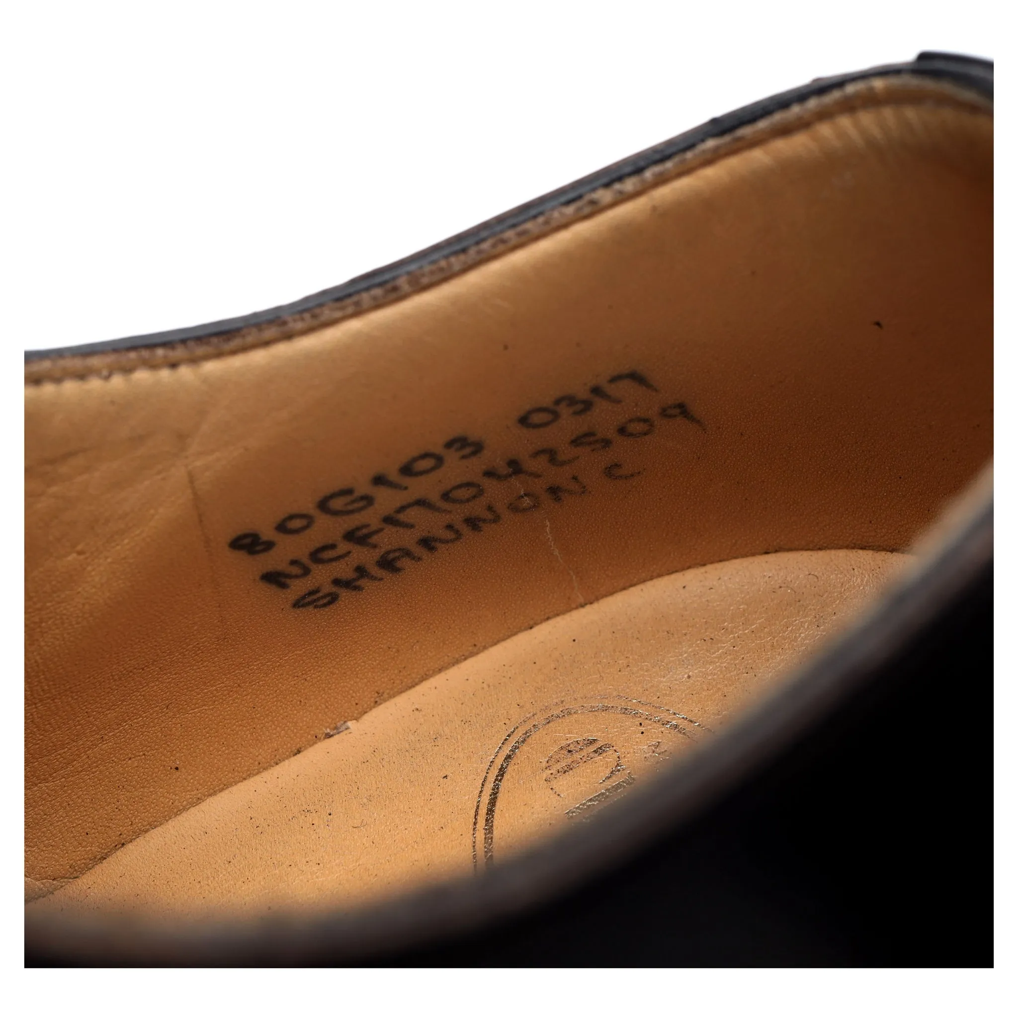 'Shannon' Dark Brown Leather Derby UK 8 G